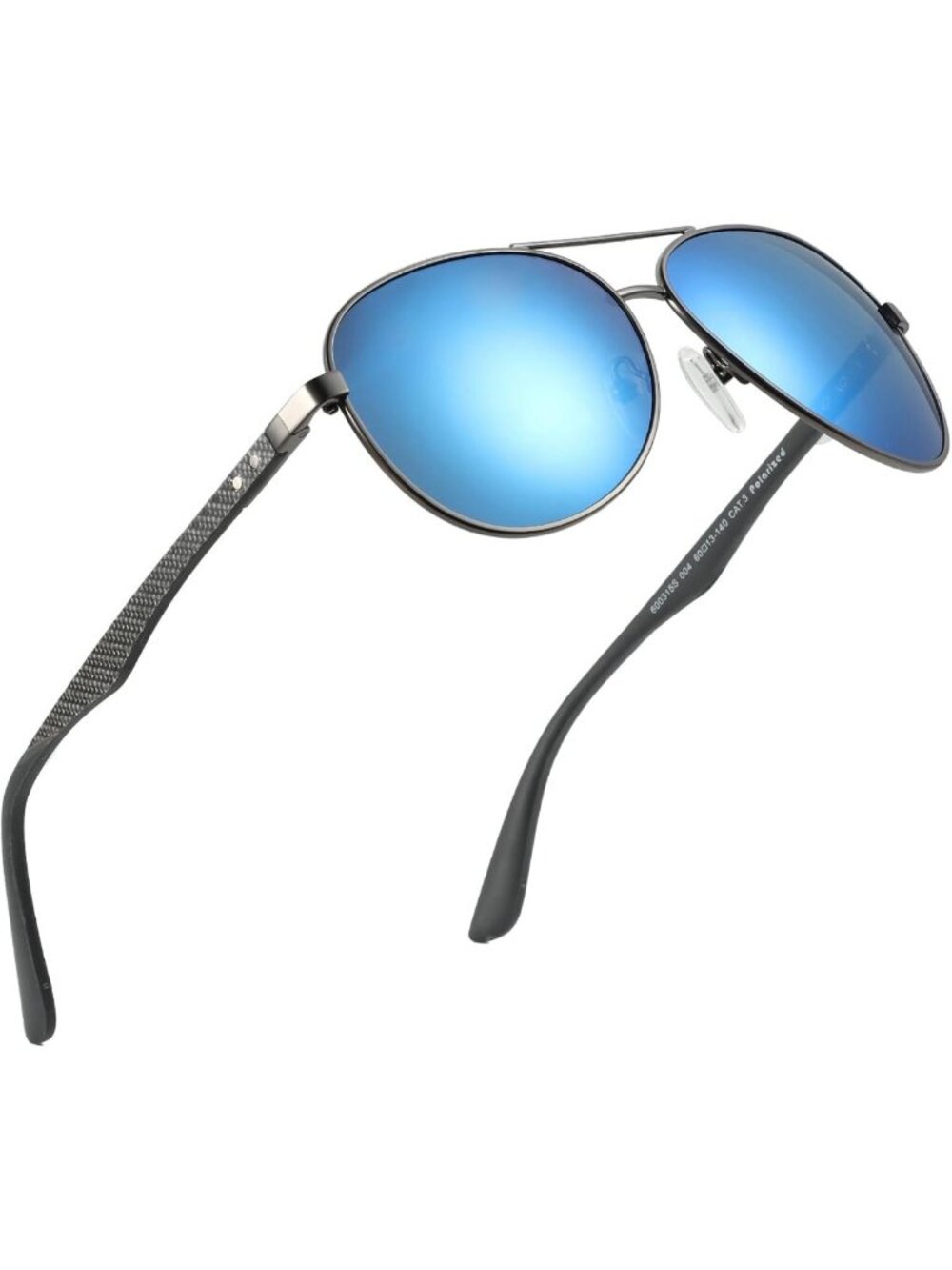 Lightweight Polarized Aviator Sunglasses for Men | Carbon Fiber Frame, UV